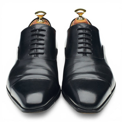 '23807' Black Leather Oxford UK 6 EU 40