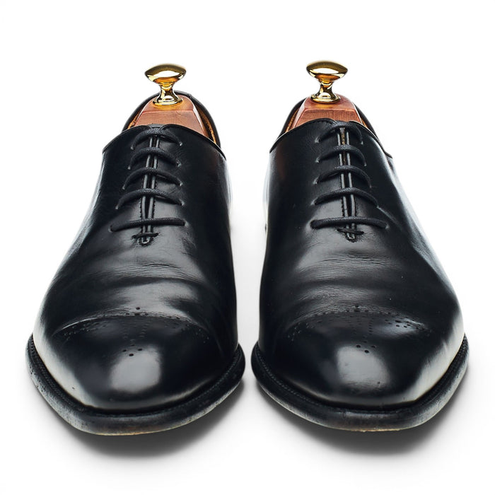 '2750' Black Leather Wholecut Oxford UK 9