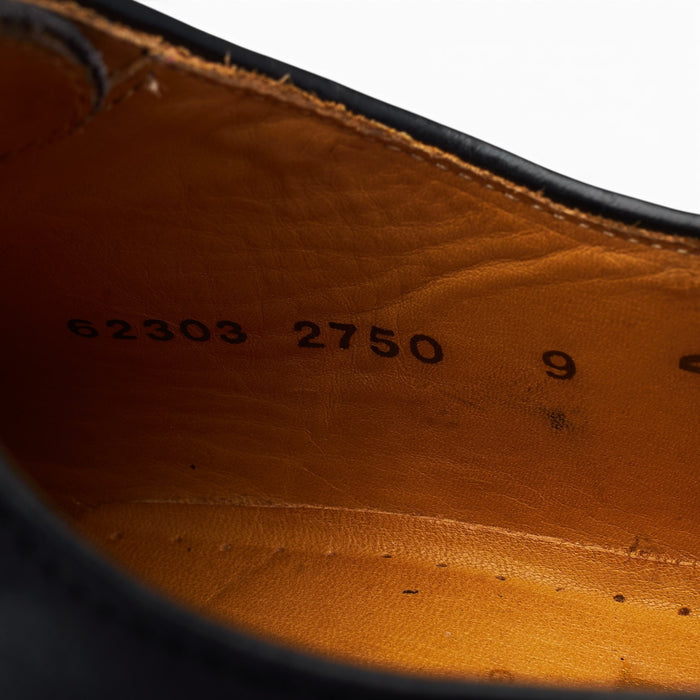 '2750' Black Leather Wholecut Oxford UK 9