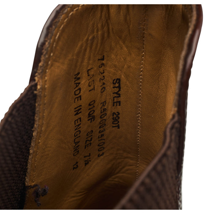 '290' Brown Leather Chelsea Boots UK 7.5 F