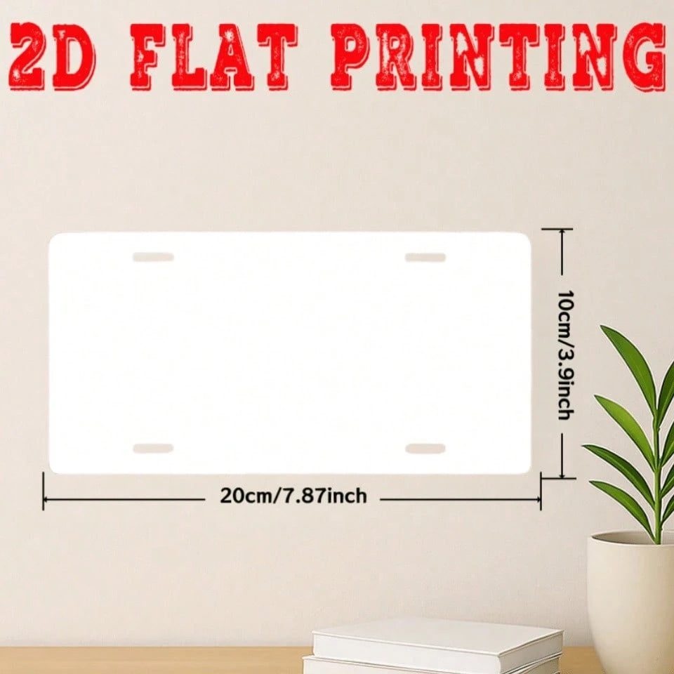 2D Flat Design, Car License Plate Cover And Frame, Shiny And Gorgeous "Blessed" Design, Aluminum Decorative License Plate Cover And Frame, Suitable For Both Men And Women, Car Accessory, Gorgeous Fram