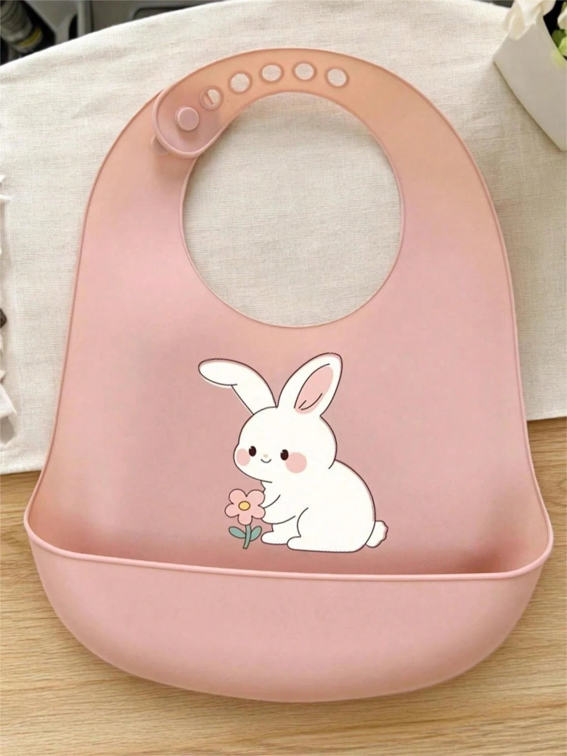 2pcs/1pc Baby Silicone Bibs- Leakproof, Stain-Resistant, Soft, Adjustable, Boil-, Portable, Cartoon Design, Suitable For Baby Daily Use & Outdoor Dining