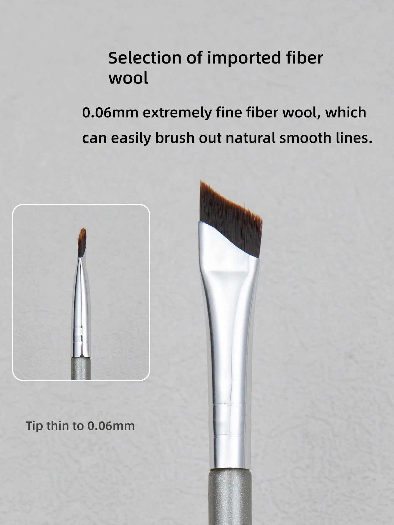2pcs Angled Brush Eyebrow Brush Eyeliner Gel Makeup Brush, Eye Socket Brush For Eyebrows And Eyes,Foundation Brush,Concealer Brush,Blush Brush,Contour Brush,Blush Brush,Bronzer Brush,Powder Brush,Foun