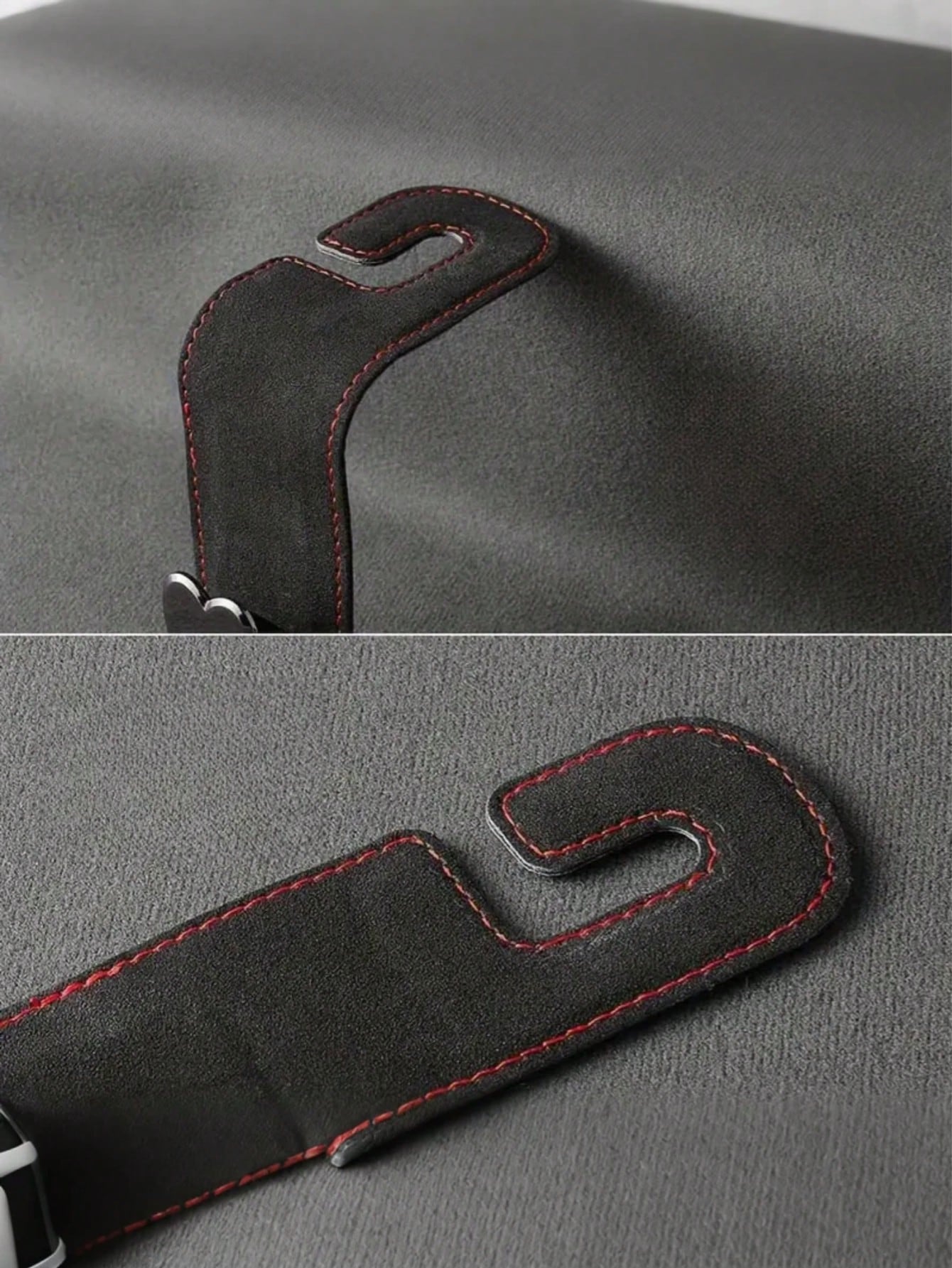 2pcs Car Seat Headrest Hooks, Creative Fashionable Heart-Shaped Premium Hooks, Car Organizer Hanger, Backseat Storage Rack, Car Clip, Interior Accessories, For Handbag, Wallet, Coat, Car Storage Rack