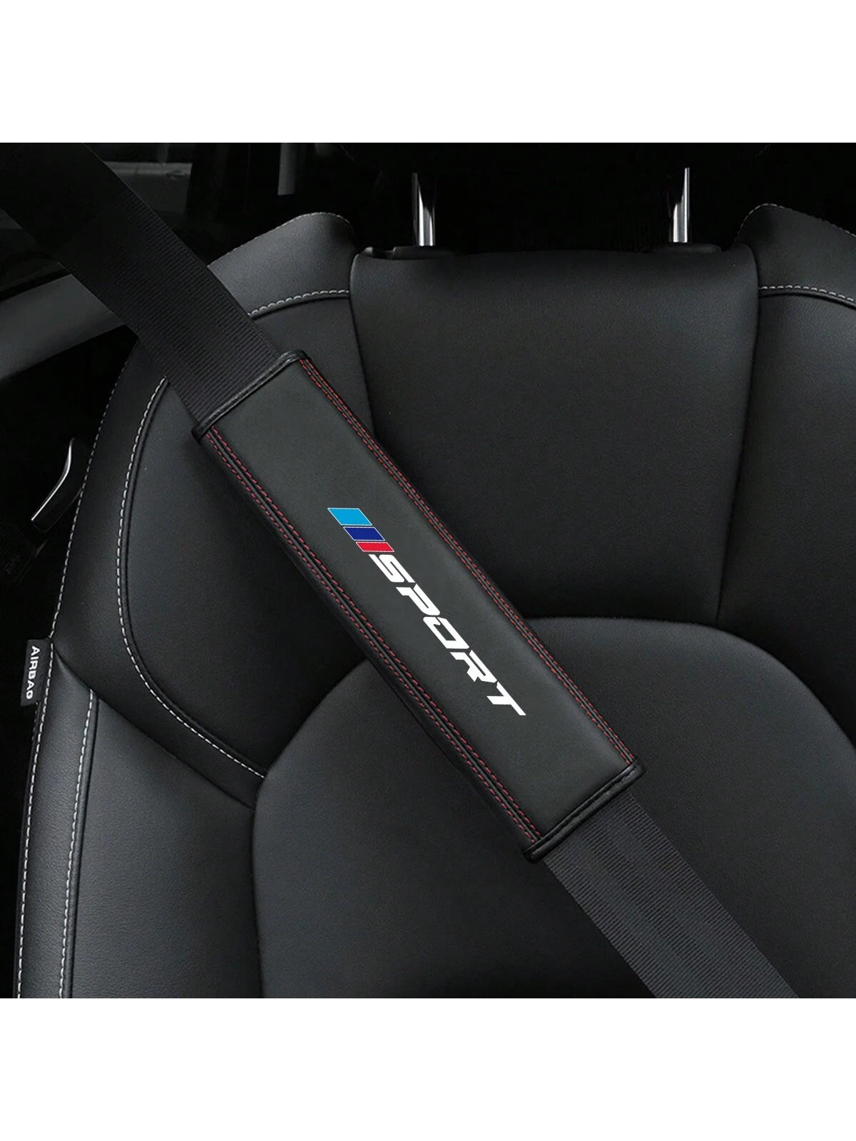 2pcs Leather Car Seat Belt Cover For BMW 1 3 5 7 2 4 6 X Series X1 X3 X5 X6 X4 Belts Shoulder Protection