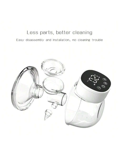 2pcs/Pack Invisible Electric Wearable Breast Pump, Smart All-In-One Automatic Milking Machine, Massage Suction Breast Pump