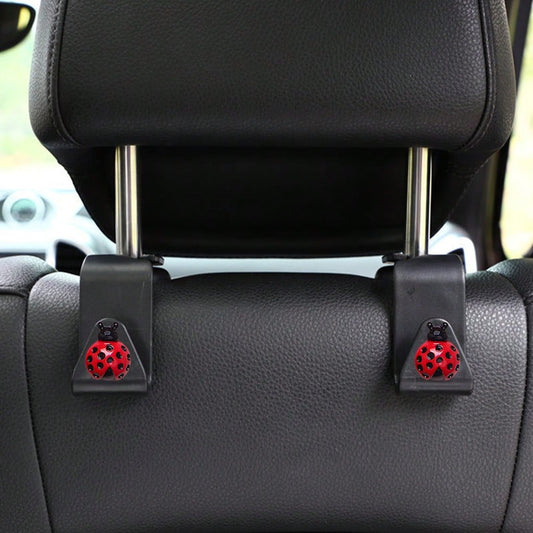 2pcs Resin Beetle Decorative Car Seat Hooks Hidden Backrest Hooks Multi-Functional Creative Small Hooks