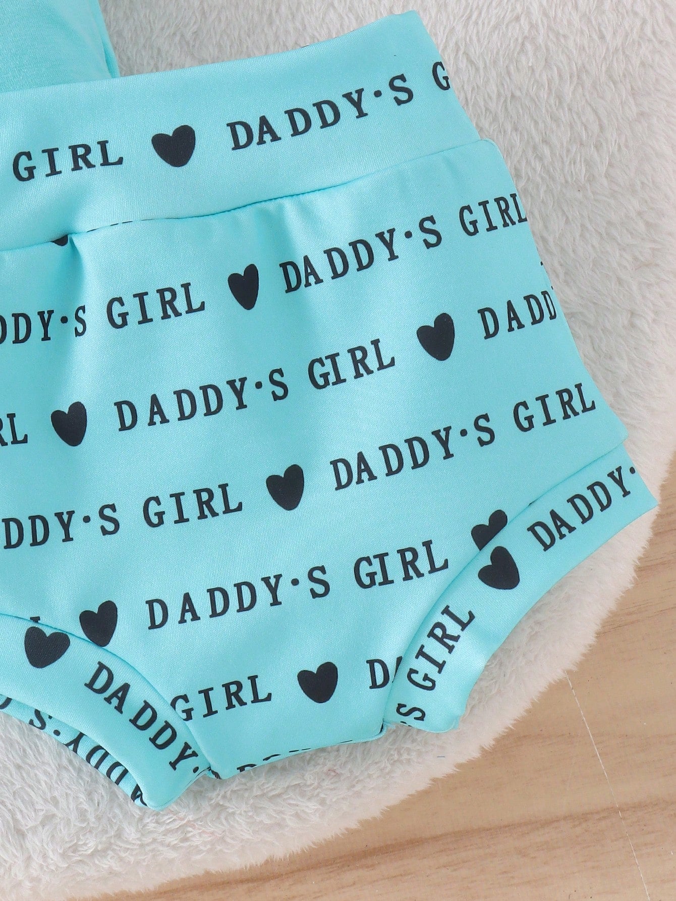 2pcs/Set Cute Letter Print Romper With Shorts And Headband, Thin Summer Outfit For Baby Girls