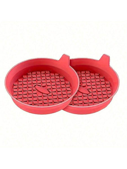 2pcs Silicone Car Cup Holder Mats With Anti-Slip Pad- Car Accessories- Durable Interior Accessories- Car Decor