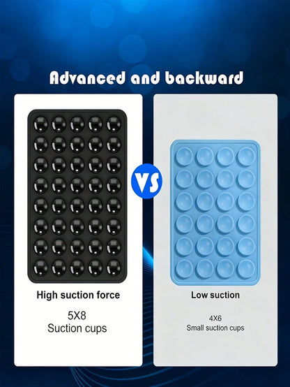 2pcs Silicone Sticky Phone Holder, Non-Slip Silicone Adhesive Phone Stand, Phone Case Holder, Hands-Free Phone Accessory, Selfie And Video Stand, Multi-Functional Phone Accessory, Suitable For All Mod