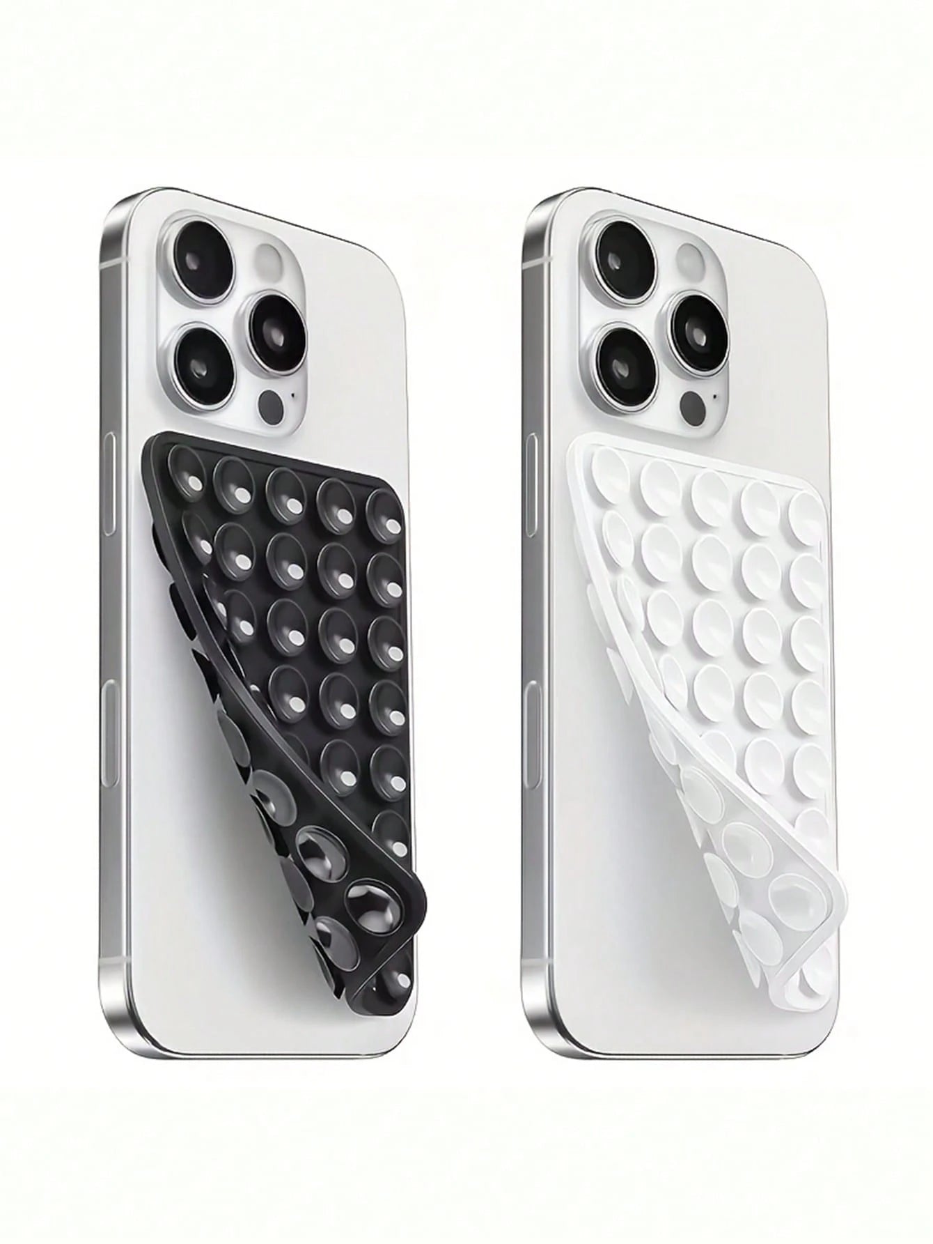 2pcs Silicone Sticky Phone Holder, Non-Slip Silicone Adhesive Phone Stand, Phone Case Holder, Hands-Free Phone Accessory, Selfie And Video Stand, Multi-Functional Phone Accessory, Suitable For All Mod