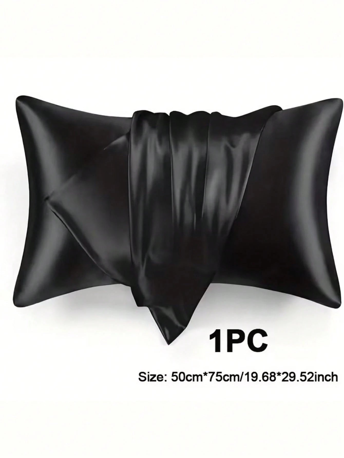 2pcs Silk Pillowcase, Satin Finish Hair Care Pillowcase, Comfortable Pillowcase Suitable For Home Decor