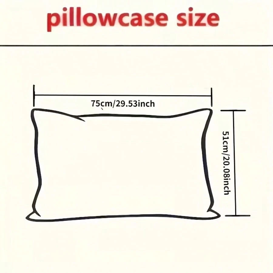 2pcs Silk Pillowcase, Satin Finish Hair Care Pillowcase, Comfortable Pillowcase Suitable For Home Decor