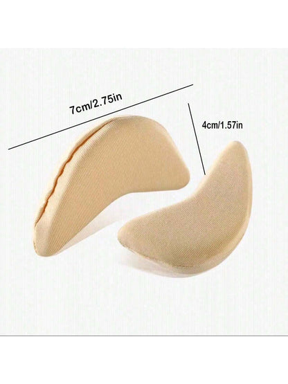 2pcs Women's Foam Forefoot Insert Pads For High Heels, Pain Relief & Shoe Size Reducing Insoles, Shoe Filling & Protector Accessories, Shoes And Boots Accessories, Back To School Supplies Insulation,