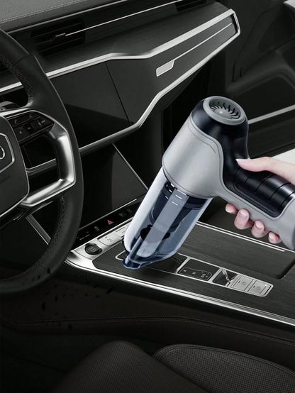 3-In-1 Car Vacuum Cleaner Powerful Suction Portable Handheld Cordless Vacuum Cleaner Suitable For Dry And Wet Use (2400mAh)