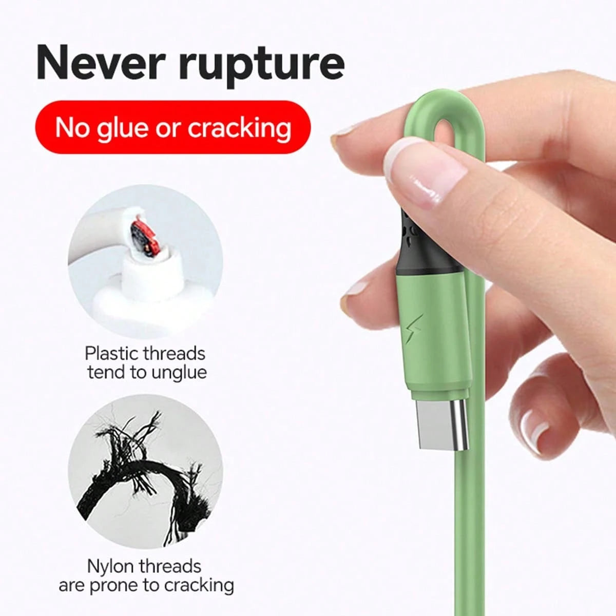 3-In-1 Usb-C Charging Cable (Apple MFi Certification), USB-C Android Compatible With Iphone 14/13/12/11/S24/S23/S22/S21, Universal Efficient Charging Adapter-Data Transmission Is Not Supported