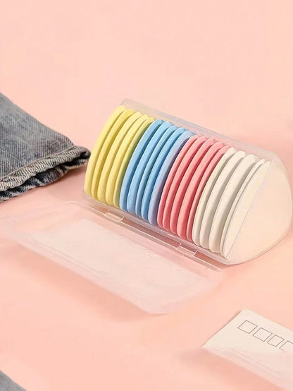 30/20/10pcs Triangle Tailor Chalk Set Sewing Accessories Wipeable Fabric Tailor's Chalk Set Hemming Fabric Marking Pen In For Precision Crafting DIY Crafting Multi-Color Sewing Pattern Marking Tool (P