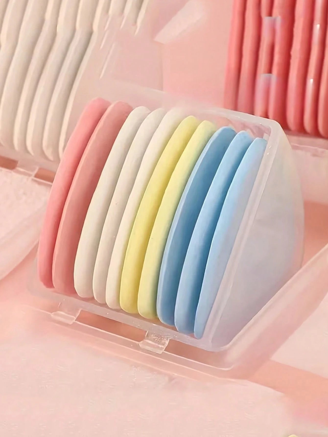 30/20/10pcs Triangle Tailor Chalk Set Sewing Accessories Wipeable Fabric Tailor's Chalk Set Hemming Fabric Marking Pen In For Precision Crafting DIY Crafting Multi-Color Sewing Pattern Marking Tool (P