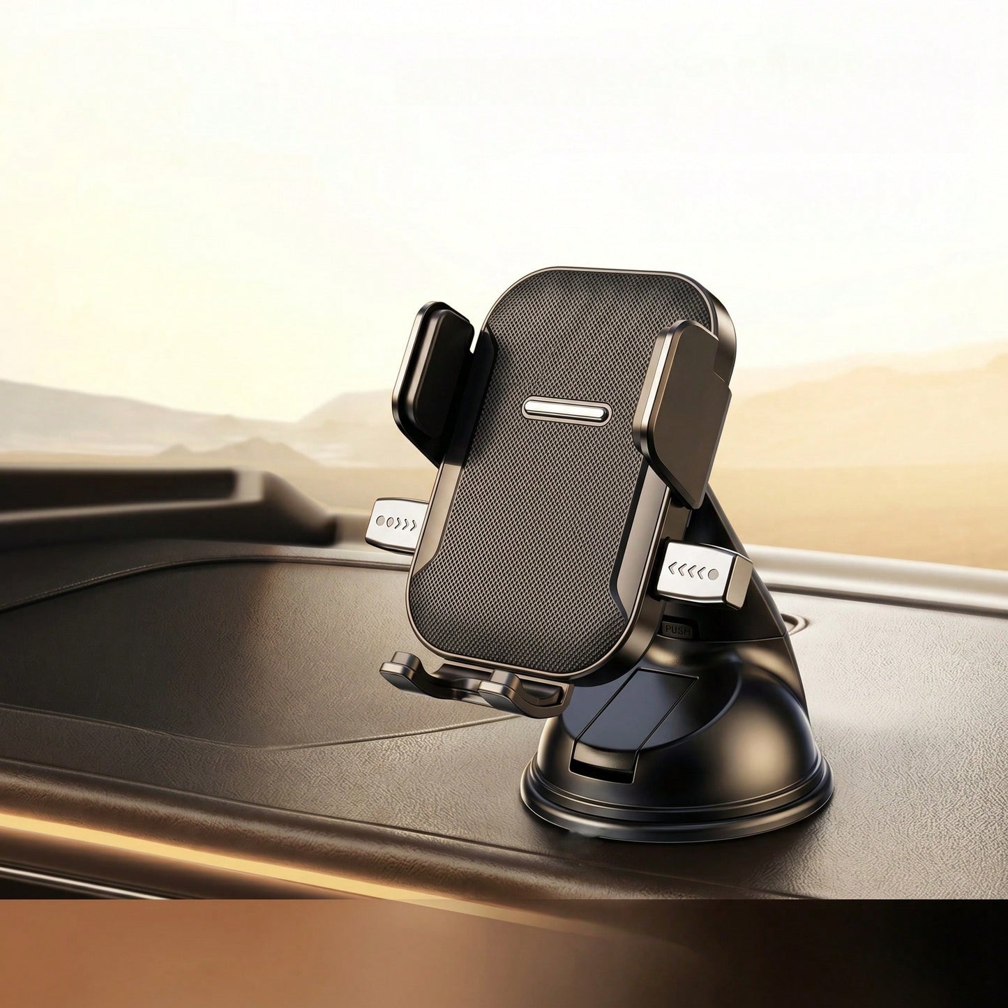 360° Adjustable Suction Cup Car Phone Holder, Compatible With Horizontal And Vertical Orientations, Stable Dashboard Navigation Mount, Compact And Stylish| Ultra-Strong Suction| Desktop Phone Stand