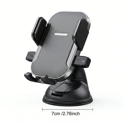 360° Adjustable Suction Cup Car Phone Holder, Compatible With Horizontal And Vertical Orientations, Stable Dashboard Navigation Mount, Compact And Stylish| Ultra-Strong Suction| Desktop Phone Stand