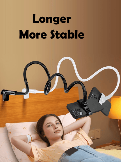 360° Rotating Phone Holder For Slouchy People Place It By Your Bedside To Free Up Your Hands.
