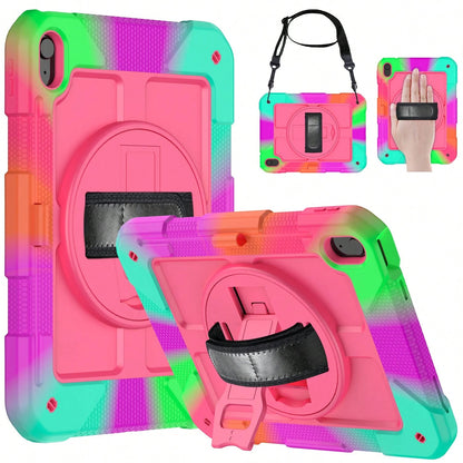 360° Rotating Stand Protective Case Suitable For 11th Gen A16/10th Gen 11-Inch, 10.9-Inch, 9th/8th/7th Gen 10.2-Inch, 6th/5th Gen/Air2/Pro 2016 9.7-Inch, And Galaxy Tab A11+/A11 Plus/A9+/A9 Plus 11-In