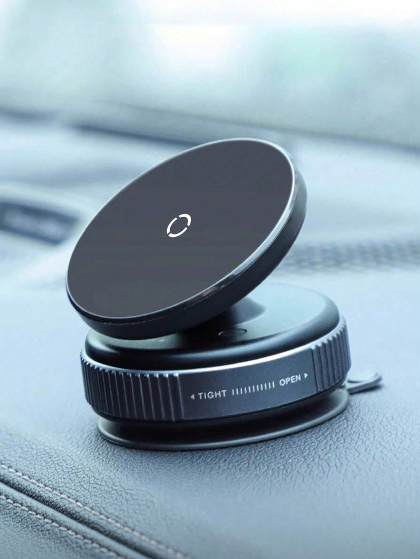 360° Rotating Universal Vacuum Suction Cup Phone Holder- Strong Fixation, 7kg Load Capacity, Suitable For Navigation, N52 Magnet For Stable Performance, Adjustable Angle, Compact Design, Fits Large P