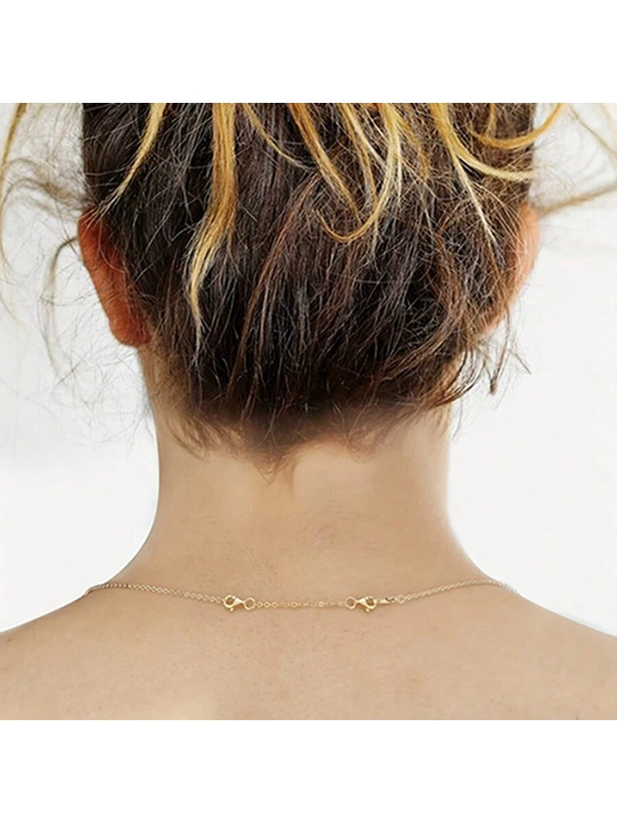 3Pcs Golden Stainless Steel Necklace Extender Chain Necklace Extenders Tail Chains For Bracelet Anklet Stainless Steel Chain Extenders For Jewelry Making, Golden Diy,Father's Day, Mother's Day, Christ