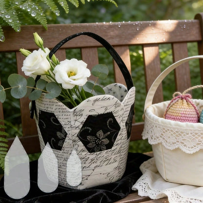 3pcs Storage Baskets Making Quilting Templates DIY Transparent PET Sewing Template- Precise Cutting And Handmade Tools, Suitable For Flower Baskets, Ideal For Both Beginners And Experts- Perfect For