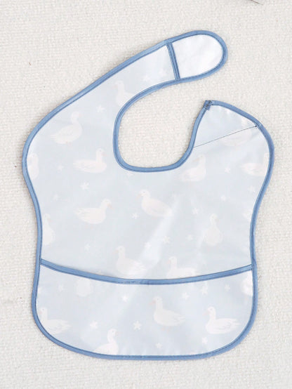 3PCS Waterproof Baby Bibs For Eating- Lightweight Baby Bib With Food Catcher, Mess Proof Toddler Bibs