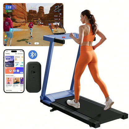 4-In-1 Treadmills For Home With Incline And Handles, Folding Treadmill Running Machine For Small Spaces 300 LB 3.0 HP 7.5 MPH Foldable Treadmill With Smart APP