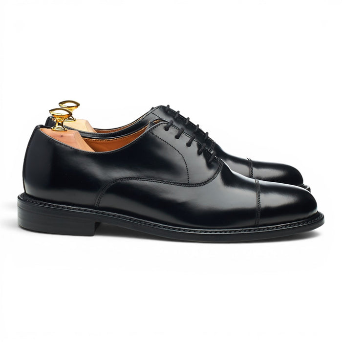 '4490' Black Leather Oxford UK 7.5