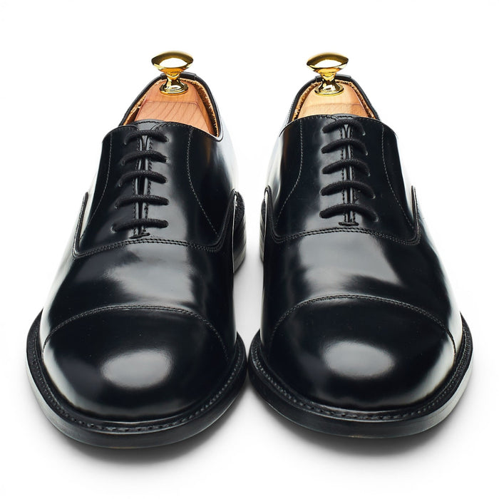 '4490' Black Leather Oxford UK 7.5