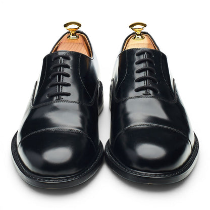 '4490' Black Leather Oxford UK 7.5