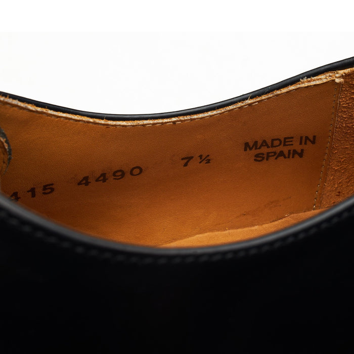 '4490' Black Leather Oxford UK 7.5