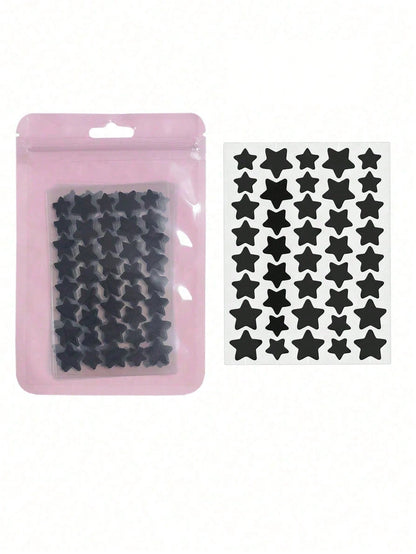 480/1200pcs Pink, Black, White, Blue, Purple, Green Star Pattern E-Star Face Stickers, Essential For Photography, Face Painting, Suitable For Various Parties, Gatherings And Entertainment Activities.