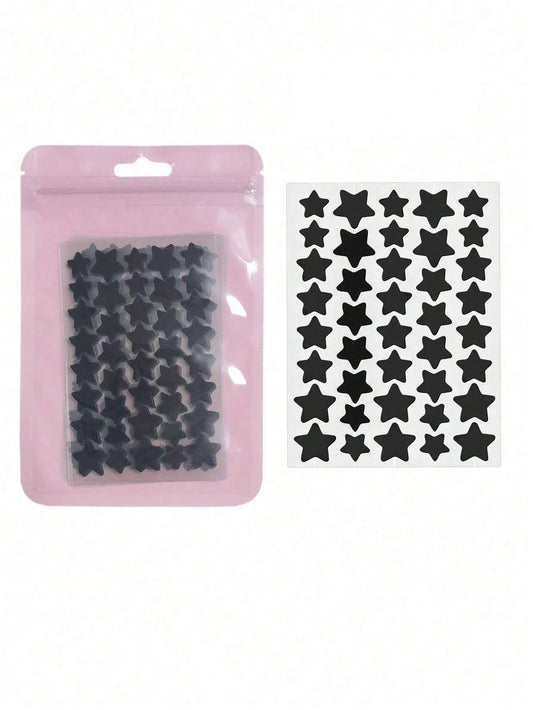 480/1200pcs Pink, Black, White, Blue, Purple, Green Star Pattern E-Star Face Stickers, Essential For Photography, Face Painting, Suitable For Various Parties, Gatherings And Entertainment Activities.