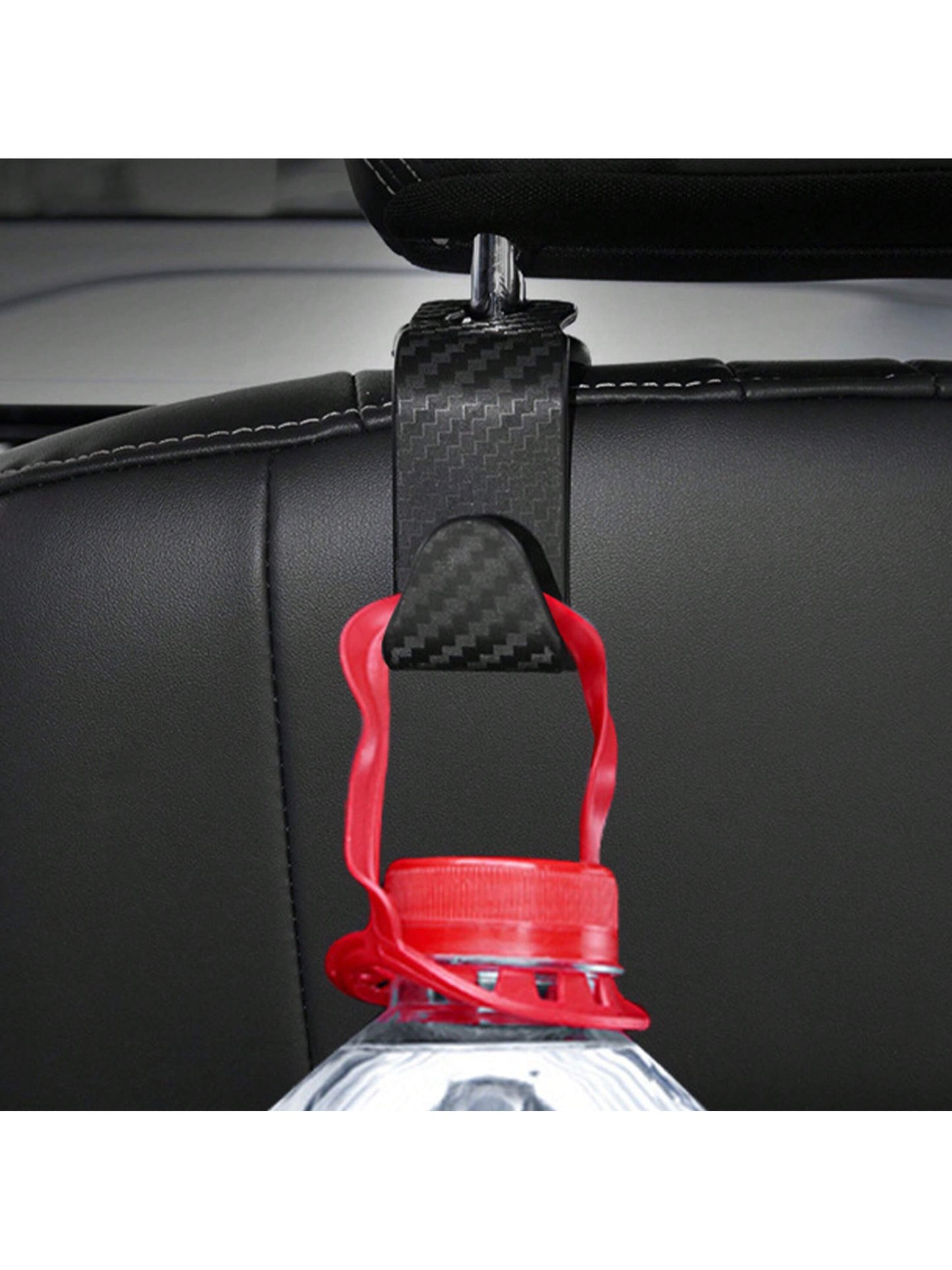 4pcs/2pcs/1pc Sturdy Car Hooks, Hidden Multi-Function Storage Hooks For Backseat, Thick Design