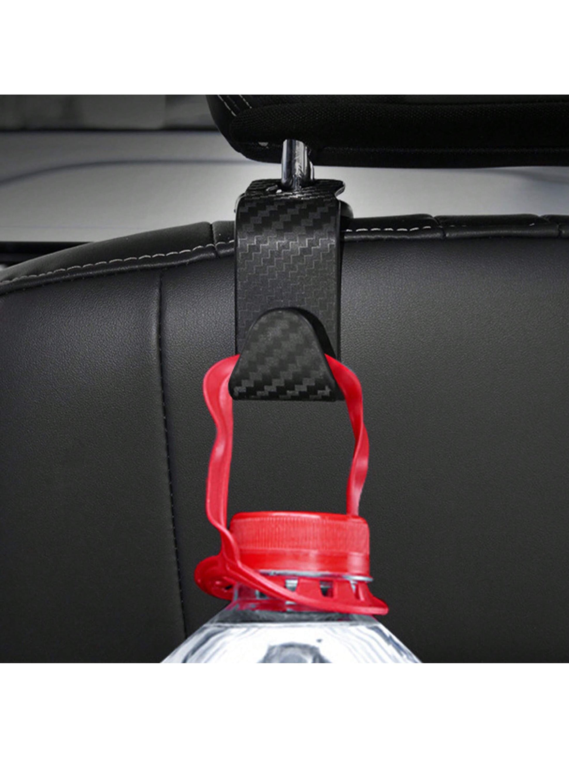 4pcs/2pcs/1pc Sturdy Car Hooks, Hidden Multi-Function Storage Hooks For Backseat, Thick Design