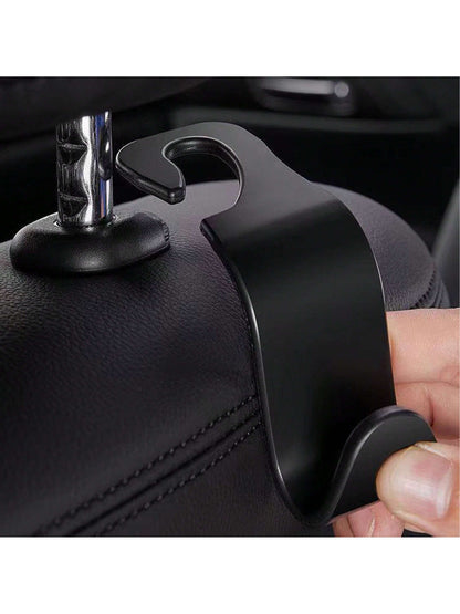 4pcs/2pcs/1pc Sturdy Car Hooks, Hidden Multi-Function Storage Hooks For Backseat, Thick Design