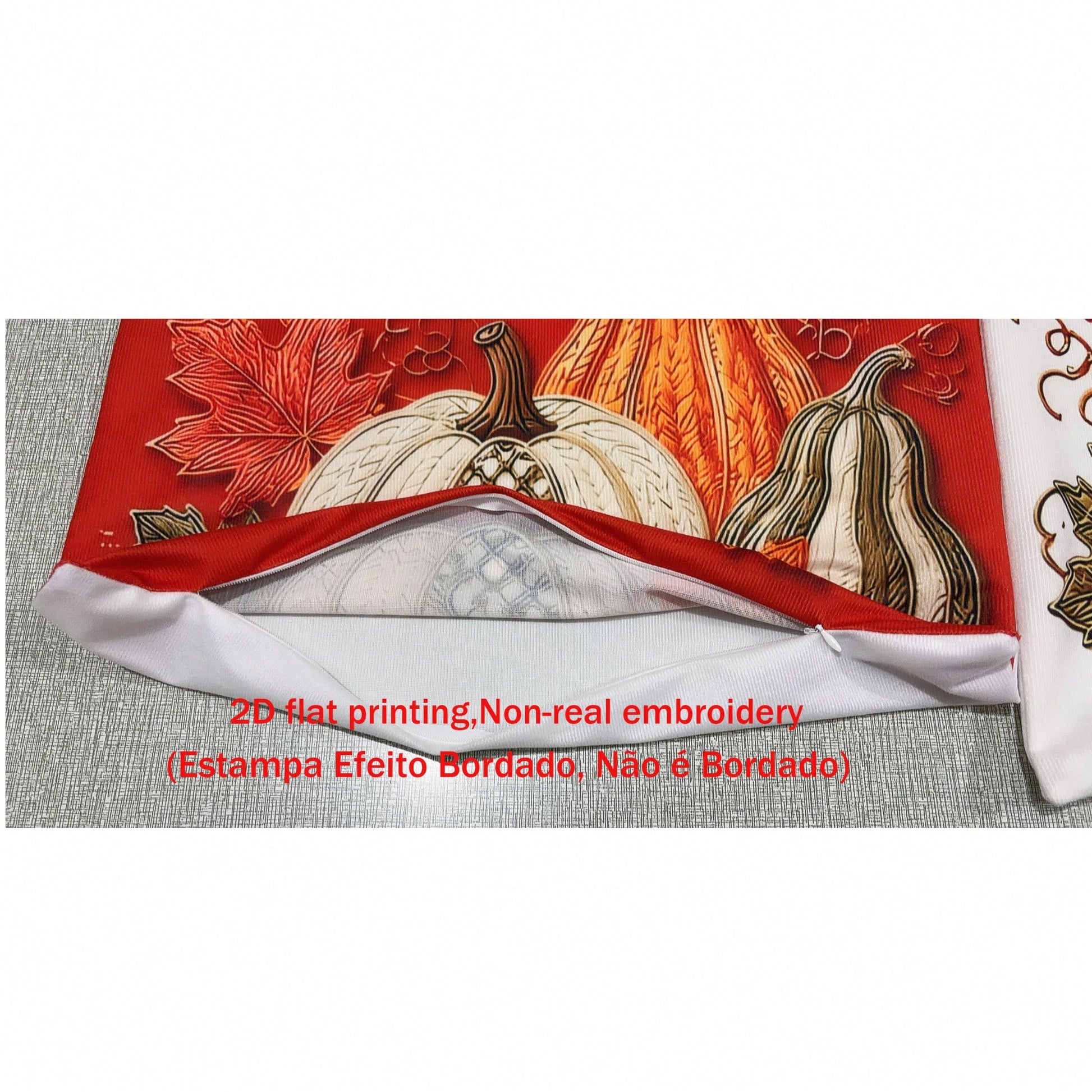 4pcs Autumn Harvest Pumpkin & Sunflower Throw Pillow Covers, Thanksgiving American Autumn Pumpkin & Maple Leaf Print Pattern, Single-Sided 2D Flat Print, Not 3D Realistic Embroidery, 45x45cm (18x18in)