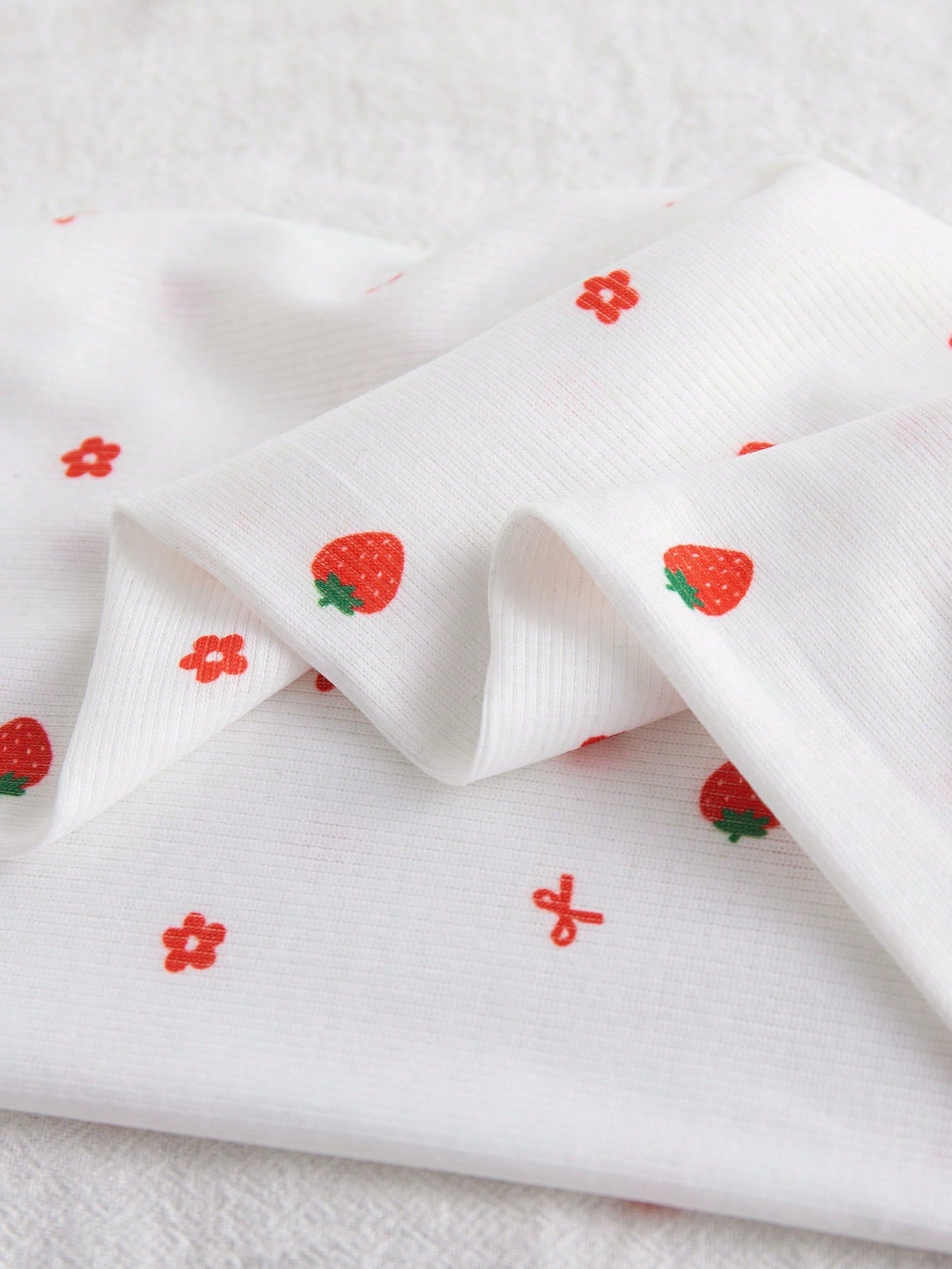 4pcs Baby Girls' Casual Everyday All-Match Rainbow, Floral & Striped Print Bottoms, Spring/Summer