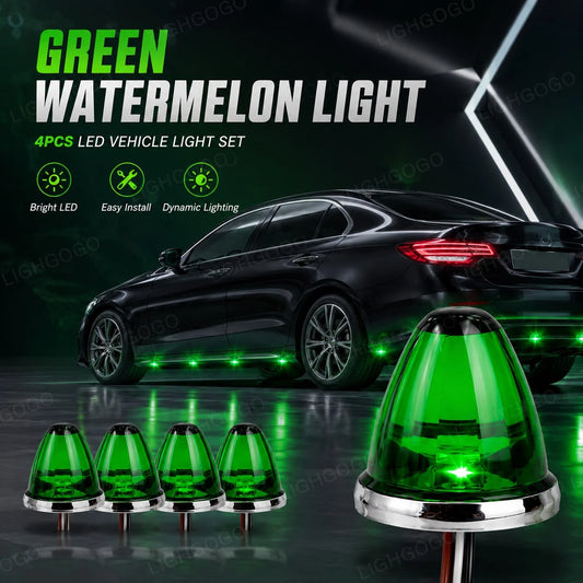 4Pcs Green Melon LED – Cool Truck Gift
