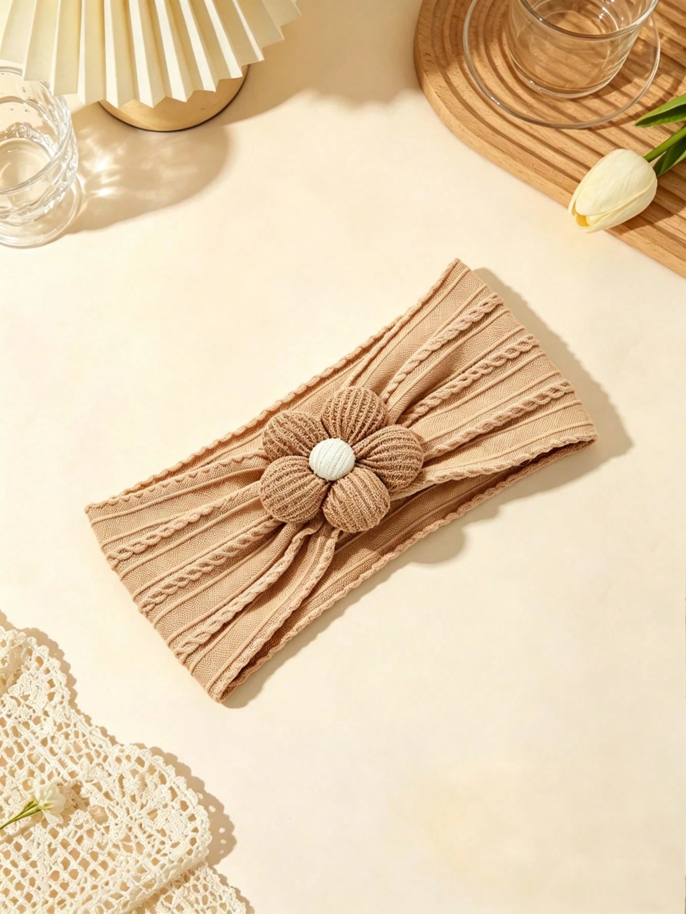 4pcs/Pack Multicolor Soft Elastic Baby Headbands, Breathable, Suitable For All Seasons, Perfect Gift And Photo Prop