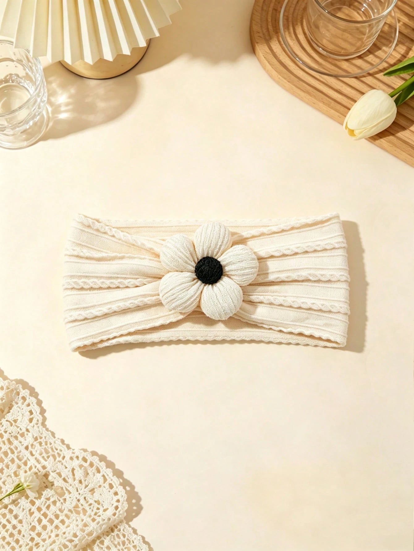 4pcs/Pack Multicolor Soft Elastic Baby Headbands, Breathable, Suitable For All Seasons, Perfect Gift And Photo Prop
