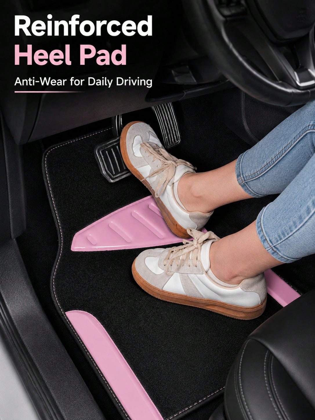 4pcs Patterned Car Floor Mats, Simple & Stylish, Water-Absorbent & Anti-Slip, Washable, Fashionable Interior Protection, Suitable For Sedans, Hatchbacks And SUVs, All-Season Use, Car Owner Essential
