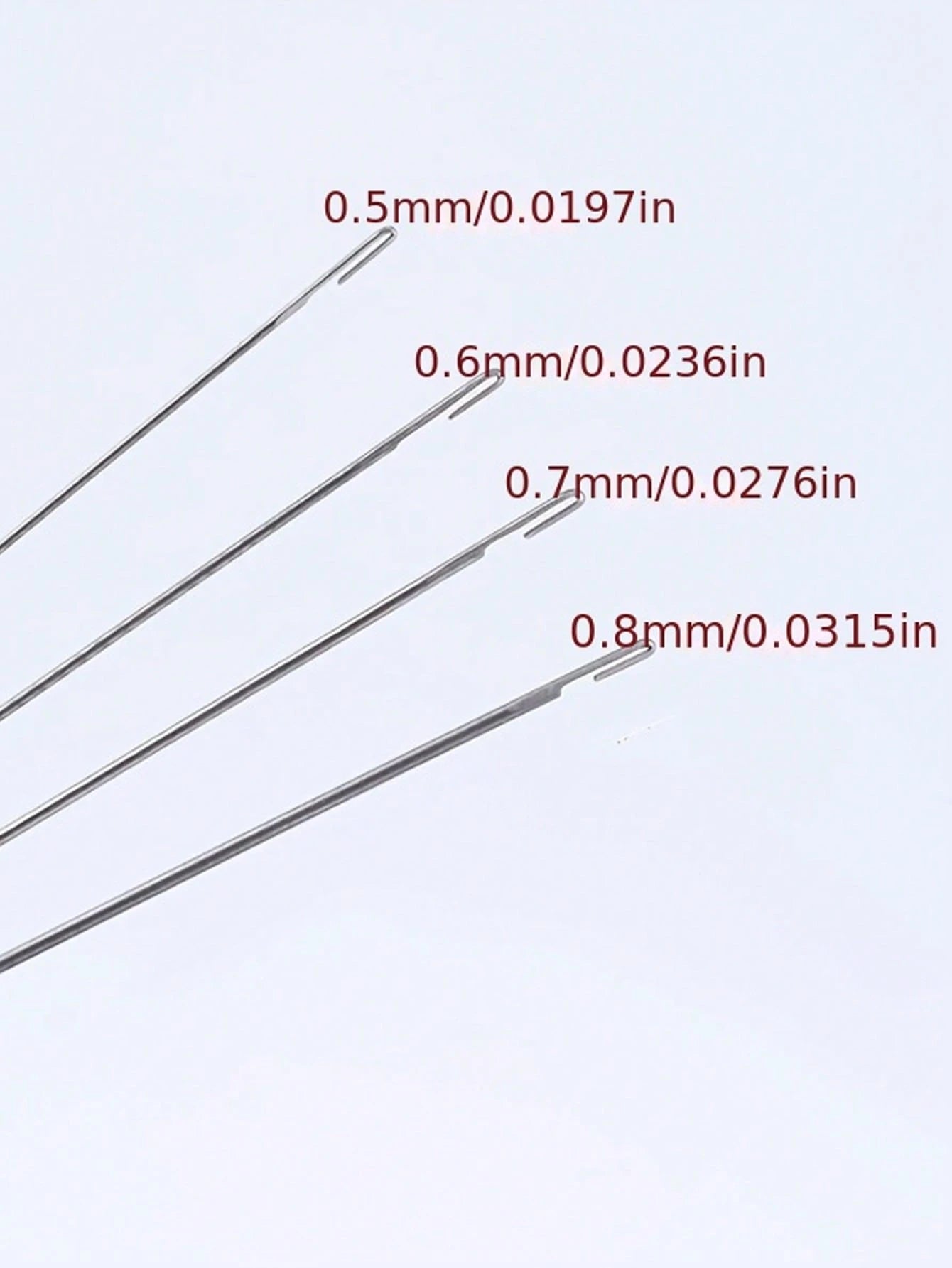 4pcs Set Of Bead Needles With Side Openings For Easy Threading, Suitable For Handicraft And DIY Bead Making 17cm/6.69inch With Storage Tube