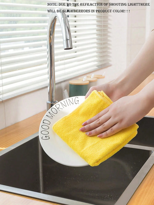 5/10/ 15-Kitchen Towels, Microfiber Light Gray Cleaning Cloth Set, Absorbent Soft Stain Removal Cloth For Cleaning Glass, Cooking Table, Pot, Bowl, Faucet, Range Hood, Car Wipe Cleaning Cloth, Kitchen