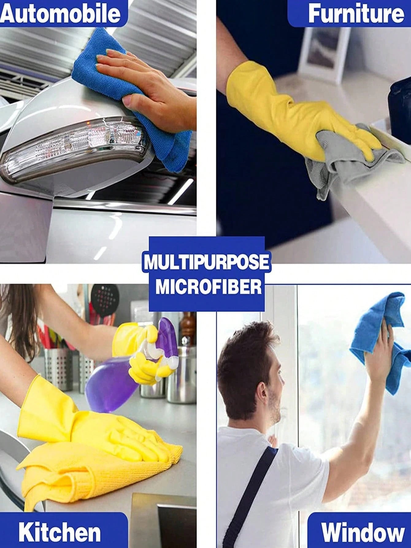 5/10/ 15-Kitchen Towels, Microfiber Light Gray Cleaning Cloth Set, Absorbent Soft Stain Removal Cloth For Cleaning Glass, Cooking Table, Pot, Bowl, Faucet, Range Hood, Car Wipe Cleaning Cloth, Kitchen