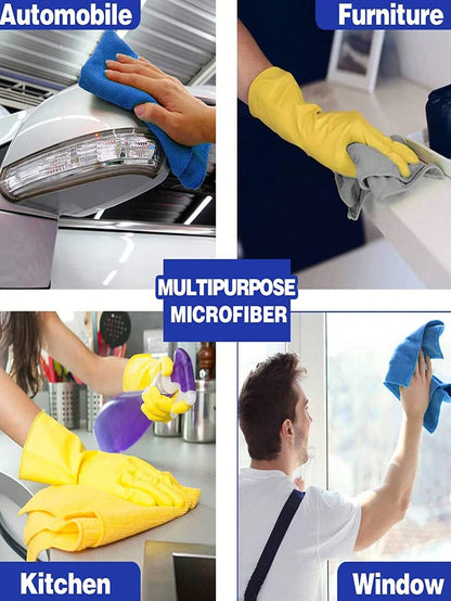 5/10/ 15-Kitchen Towels, Microfiber Light Gray Cleaning Cloth Set, Absorbent Soft Stain Removal Cloth For Cleaning Glass, Cooking Table, Pot, Bowl, Faucet, Range Hood, Car Wipe Cleaning Cloth, Kitchen